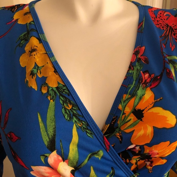 Blue Floral Maxi - Picture 6 of 7